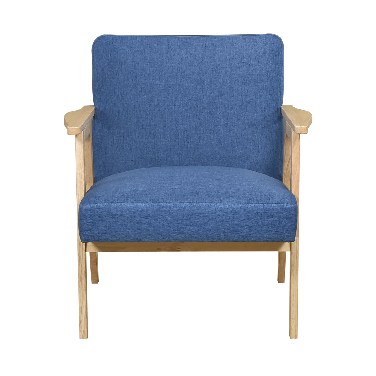 Omara Natural Blue Accent Chair from Homelegance - Luna Furniture