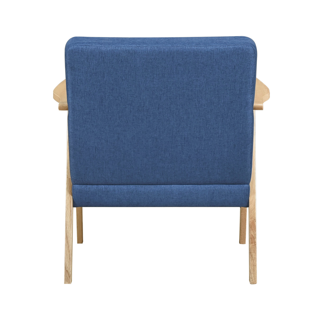 Omara Natural Blue Accent Chair from Homelegance - Luna Furniture