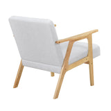 Omara Natural Gray Accent Chair from Homelegance - Luna Furniture