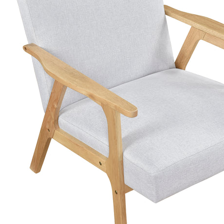 Omara Natural Gray Accent Chair from Homelegance - Luna Furniture