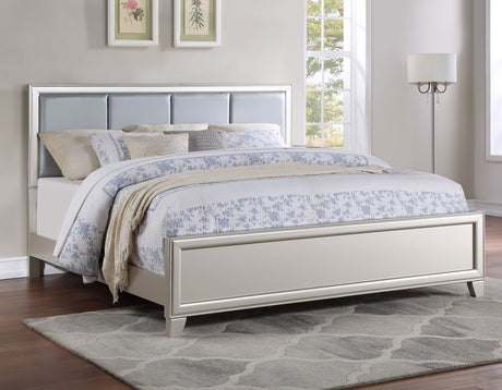 Omni Champagne/Gray Bedroom Set from Steve Silver - Luna Furniture