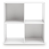 Onita White Four Cube Organizer from Ashley - Luna Furniture