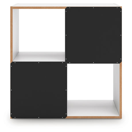 Onita White Four Cube Organizer from Ashley - Luna Furniture