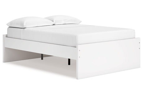 Onita White Full Platform Base Bed from Ashley - Luna Furniture