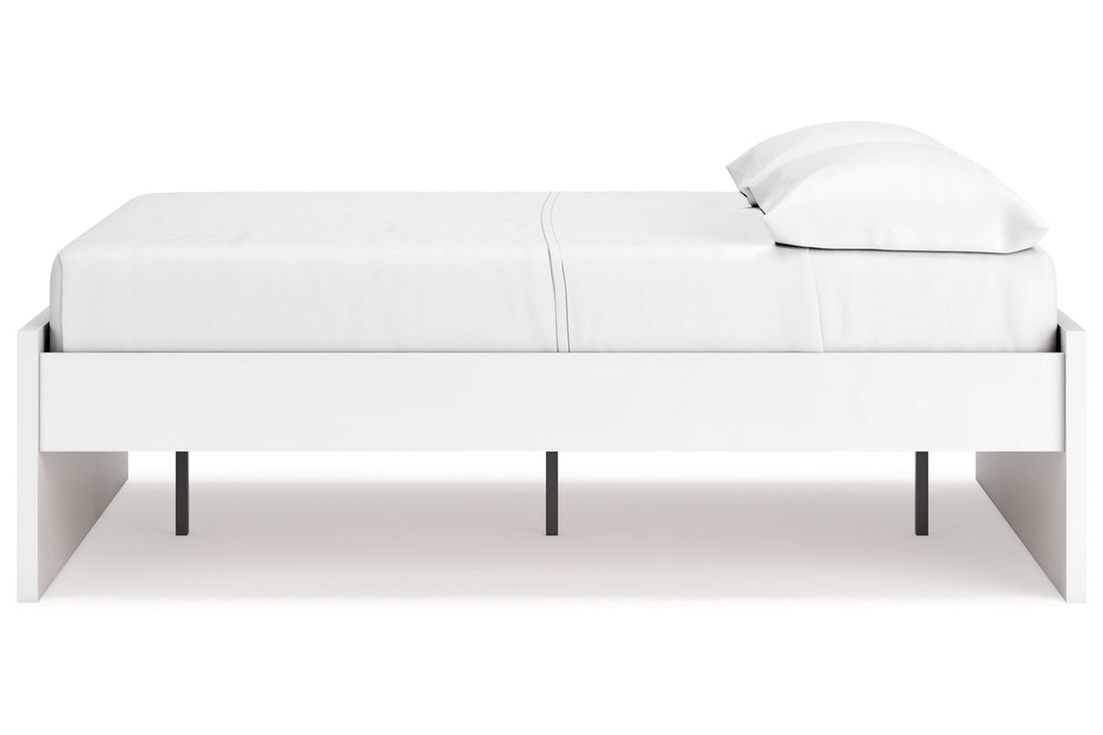 Onita White Full Platform Base Bed from Ashley - Luna Furniture