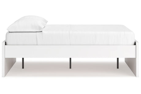 Onita White Full Platform Base Bed from Ashley - Luna Furniture