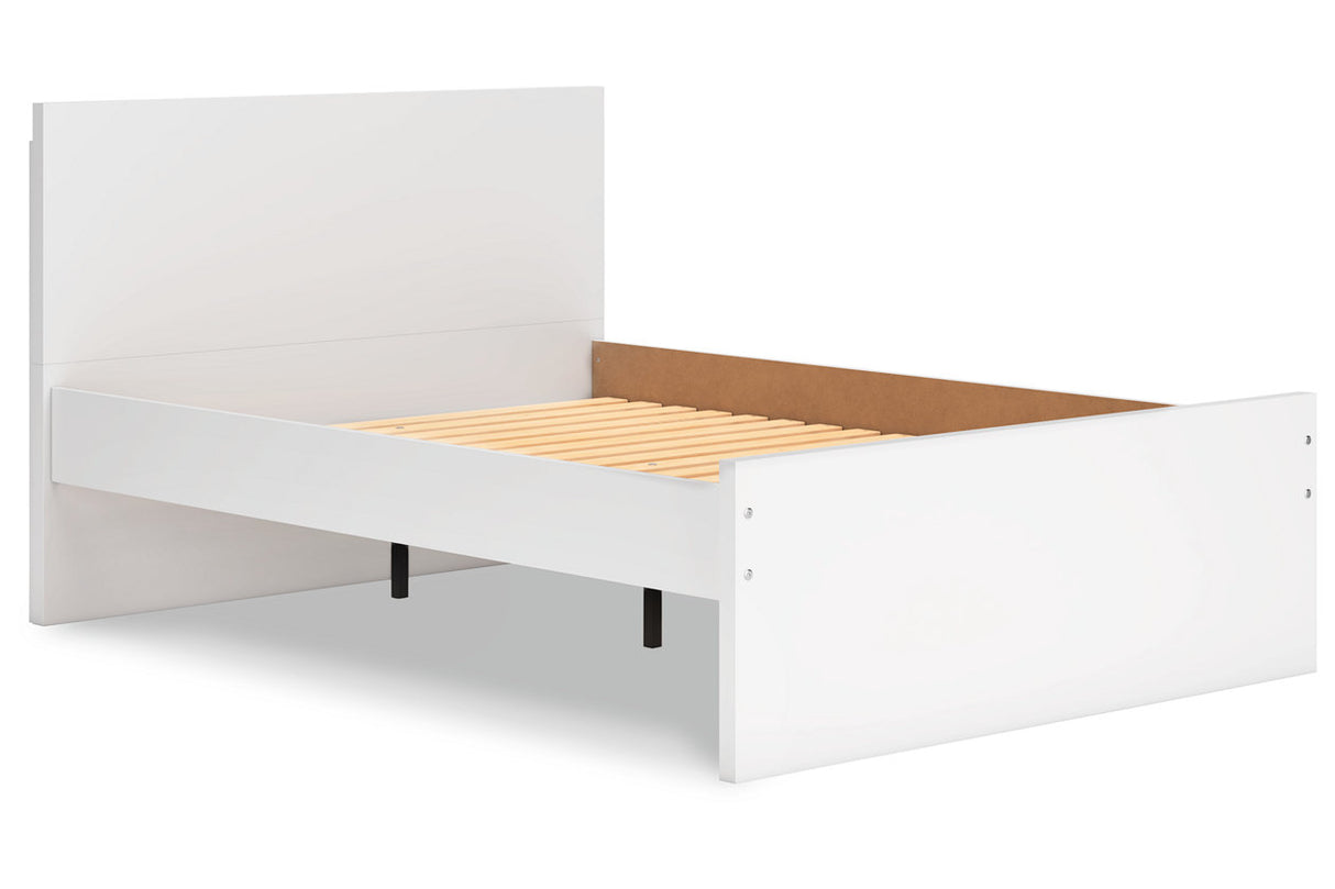Onita White Full Platform Bed from Ashley - Luna Furniture