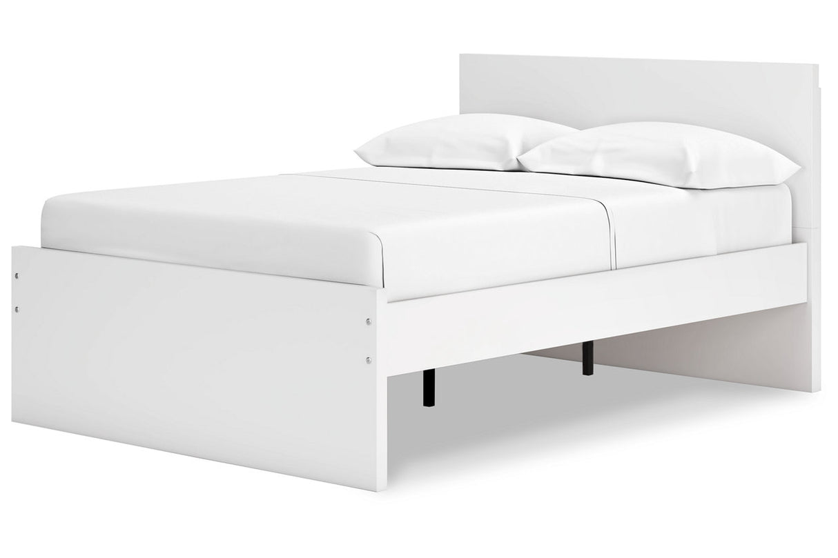 Onita White Full Platform Bed from Ashley - Luna Furniture