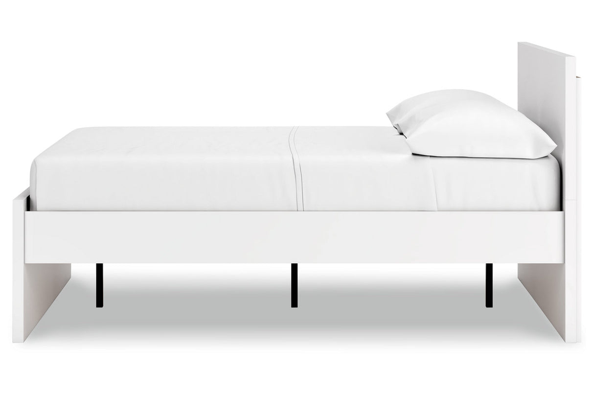 Onita White Full Platform Bed from Ashley - Luna Furniture