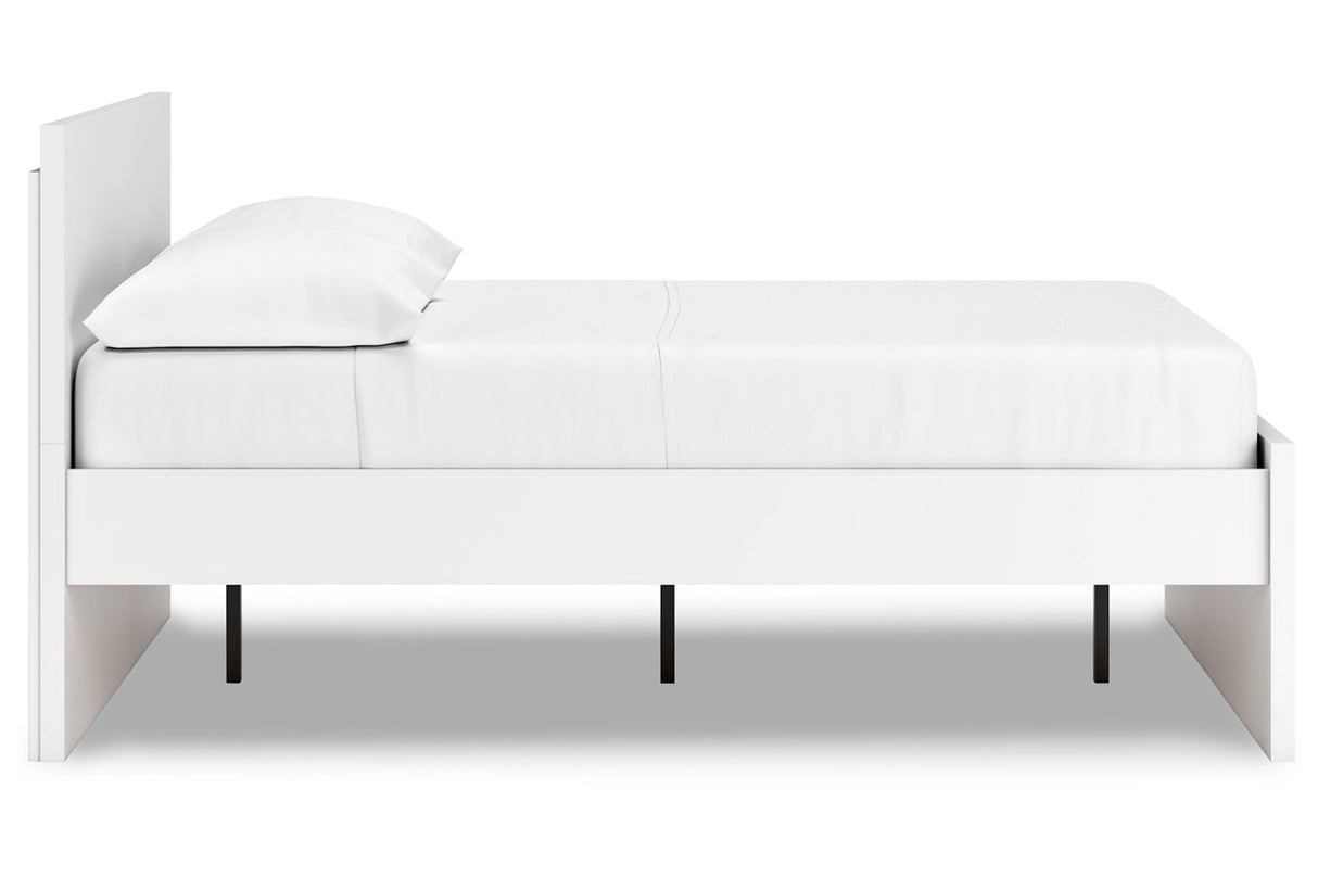 Onita White Full Platform Bed from Ashley - Luna Furniture