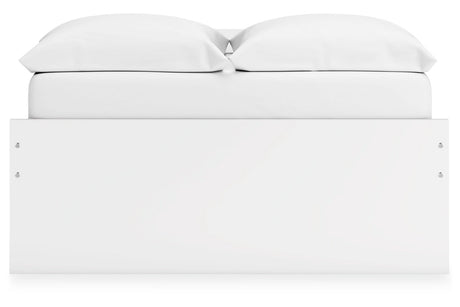 Onita White Full Storage Platform Base Bed with 2 Drawers from Ashley - Luna Furniture