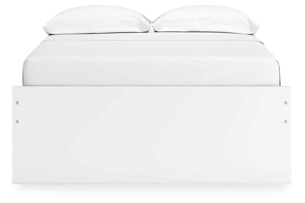 Onita White Youth Storage Platform Bedroom Set with 2 Drawers from Ashley - Luna Furniture