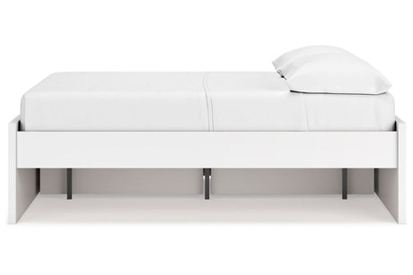 Onita White Full Storage Platform Base Bed with 2 Drawers from Ashley - Luna Furniture