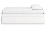 Onita White Full Storage Platform Base Bed with 4 Drawers from Ashley - Luna Furniture