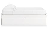 Onita White Full Storage Platform Base Bed with 4 Drawers from Ashley - Luna Furniture