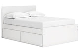 Onita White Full Storage Platform Bed with 2 Drawers from Ashley - Luna Furniture