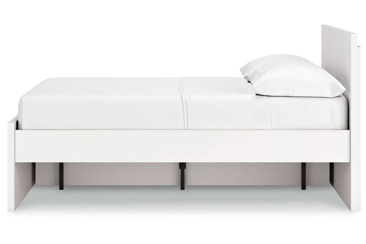 Onita White Full Storage Platform Bed with 2 Drawers from Ashley - Luna Furniture