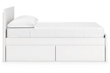 Onita White Full Storage Platform Bed with 4 Drawers from Ashley - Luna Furniture