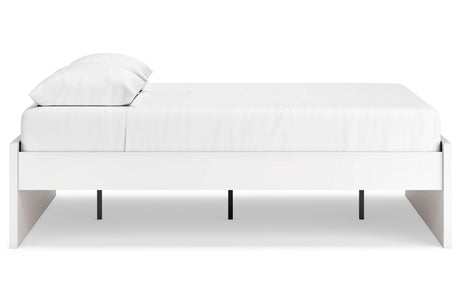 Onita White Queen Platform Base Bed from Ashley - Luna Furniture