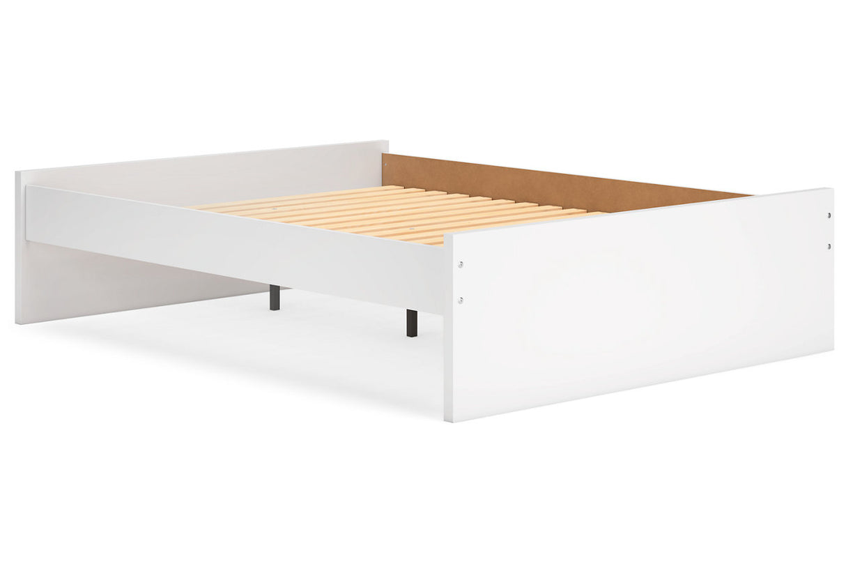 Onita White Queen Platform Base Bed from Ashley - Luna Furniture
