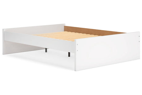 Onita White Queen Platform Base Bed from Ashley - Luna Furniture