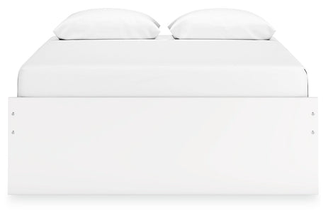 Onita White Queen Platform Base Bed from Ashley - Luna Furniture