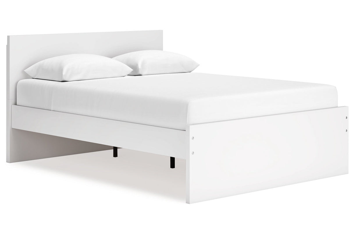 Onita White Queen Platform Bed from Ashley - Luna Furniture