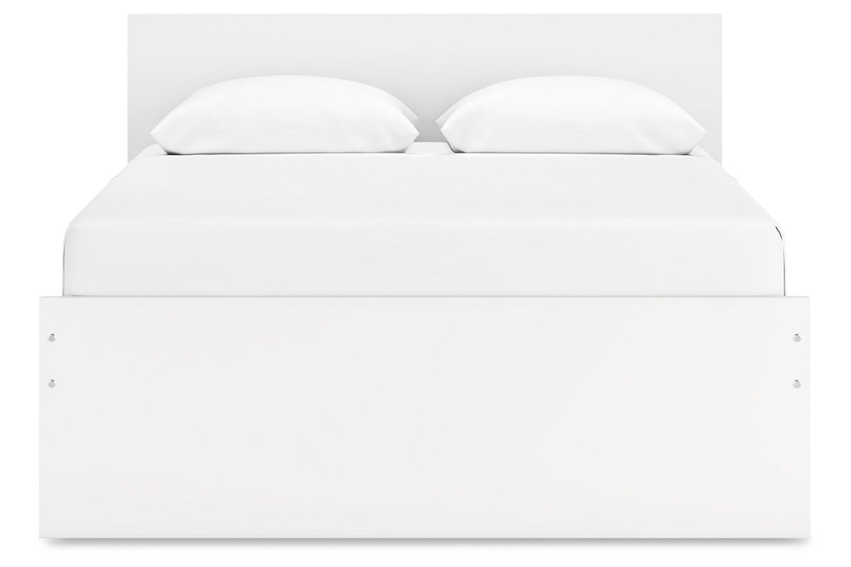 Onita White Queen Platform Bed from Ashley - Luna Furniture