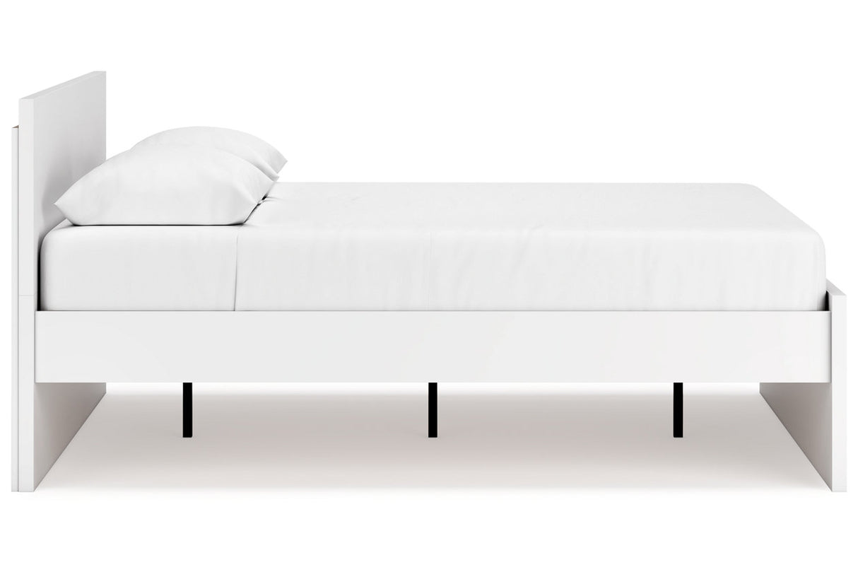 Onita White Queen Platform Bed from Ashley - Luna Furniture
