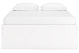 Onita White Queen Storage Platform Base Bed with 4 Drawers from Ashley Furniture - Luna Furniture