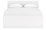 Onita White Queen Storage Platform Bed with 2 Drawers from Ashley Furniture - Luna Furniture