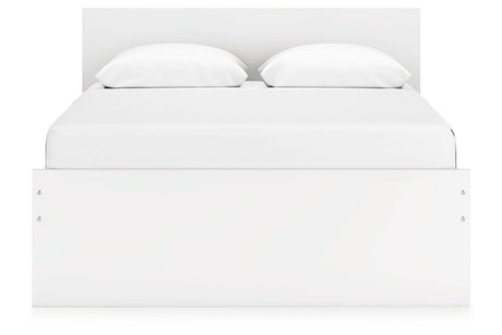 Onita White Queen Storage Platform Bed with 2 Drawers from Ashley - Luna Furniture