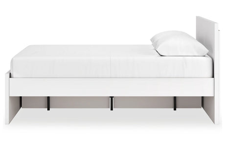 Onita White Queen Storage Platform Bed with 2 Drawers from Ashley - Luna Furniture