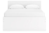 Onita White Queen Storage Platform Bed with 4 Drawers from Ashley Furniture - Luna Furniture