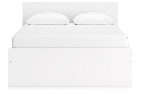Onita White Queen Storage Platform Bed with 4 Drawers from Ashley - Luna Furniture