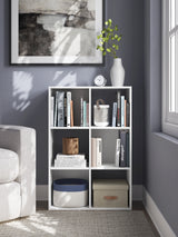 Onita White Six Cube Organizer from Ashley - Luna Furniture