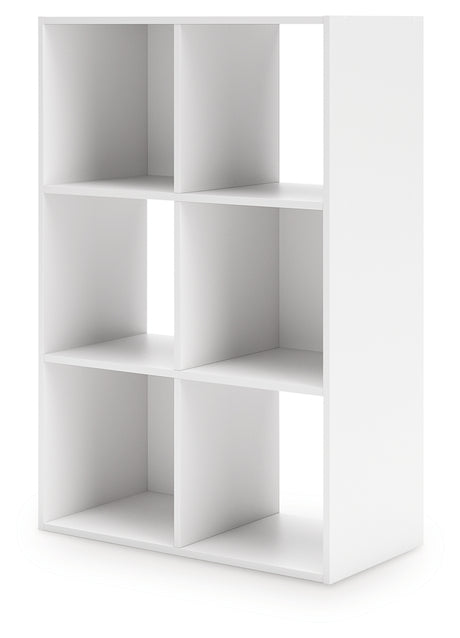 Onita White Six Cube Organizer from Ashley - Luna Furniture