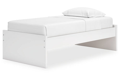 Onita White Twin Platform Base Bed from Ashley - Luna Furniture