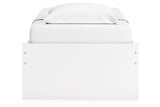 Onita White Twin Platform Base Bed from Ashley - Luna Furniture
