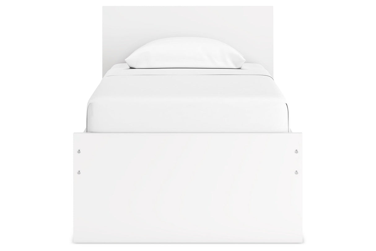 Onita White Twin Platform Bed from Ashley - Luna Furniture