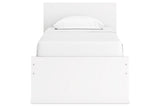 Onita White Twin Platform Bed from Ashley - Luna Furniture