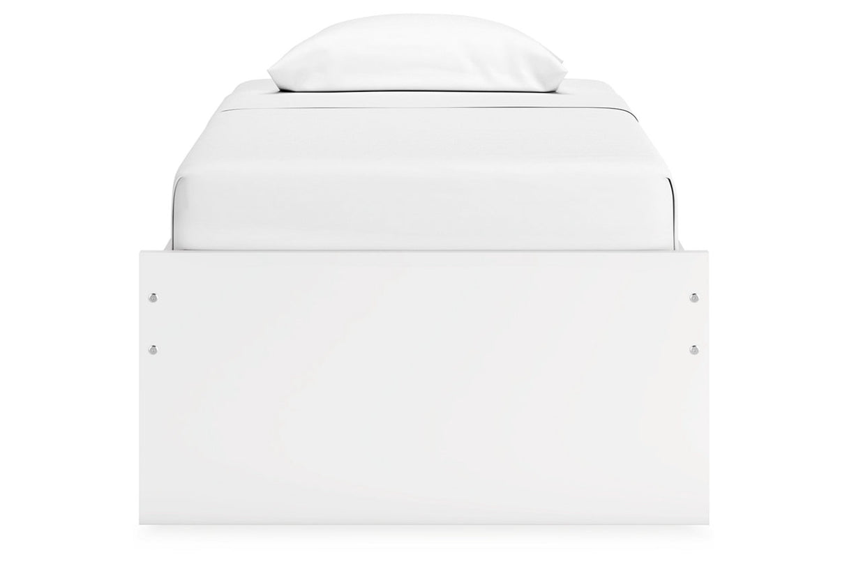 Onita White Youth Storage Platform Bedroom Set with 2 Drawers from Ashley - Luna Furniture