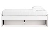 Onita White Twin Storage Platform Bed with 2 Drawers from Ashley - Luna Furniture