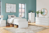 Onita White Youth Platform Base Bedroom Set from Ashley - Luna Furniture