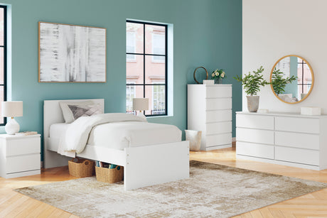 Onita White Youth Platform Bedroom Set from Ashley - Luna Furniture