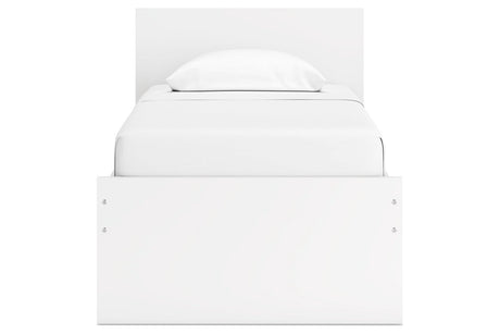 Onita White Twin Storage Platform Bed with 4 Drawers from Ashley - Luna Furniture