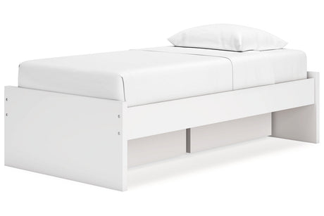 Onita White Youth Storage Platform Bedroom Set with 2 Drawers from Ashley - Luna Furniture