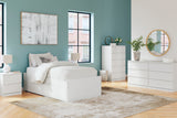Onita White Youth Storage Platform Bedroom Set with 2 Drawers from Ashley - Luna Furniture