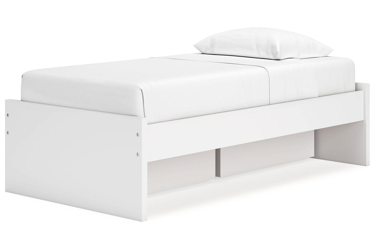Onita White Youth Storage Platform Bedroom Set with 2 Drawers from Ashley - Luna Furniture