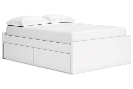 Onita White Youth Storage Platform Bedroom Set with 2 Drawers from Ashley - Luna Furniture